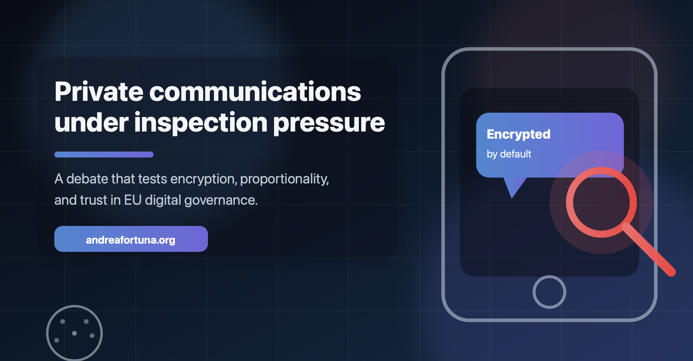 EU communications scanning cover